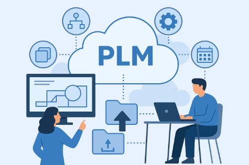 Cloud PLM-software die bedrijven helpt bij het effectief beheren van projecten en het stroomlijnen van processen.